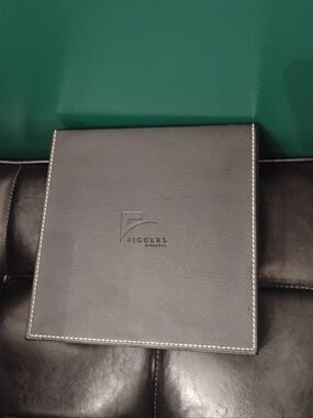 Black Leatherette Storage Box